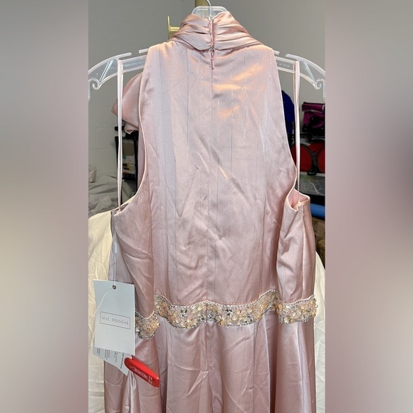 Mac Duggal 49578 Pleated Halter Neckline Evening Gown - Picture 7 of 14